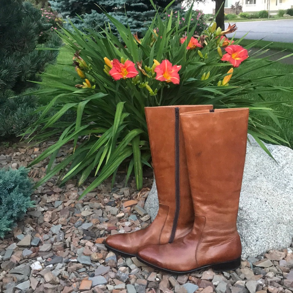 EUC JOHN FLUEVOG GATEWAYS LEATHER BOOTS SZ 7.5